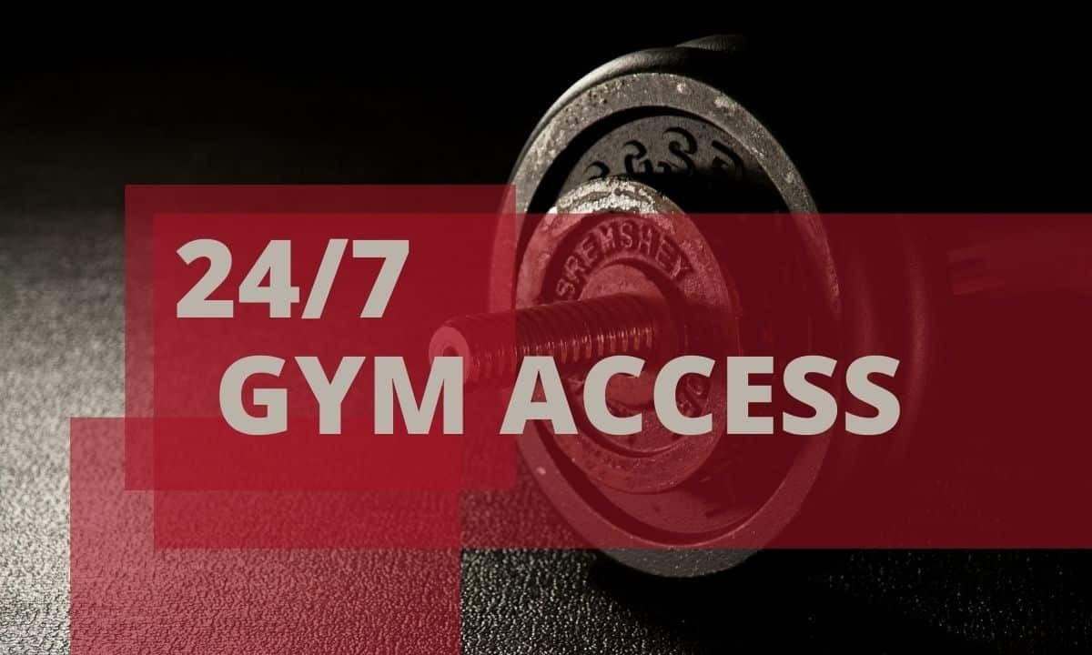 HybridAF 24/7 access social distancing blog graphic