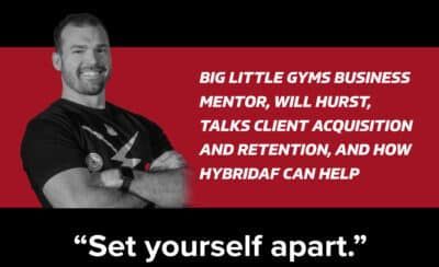 Gym business mentor coaching an owner on client acquisition