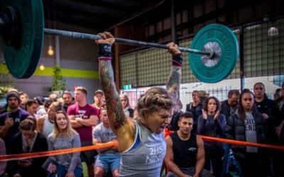 HybridAF feature graphic announcing HybridAF joining CrossFit's Affiliate Partner Network